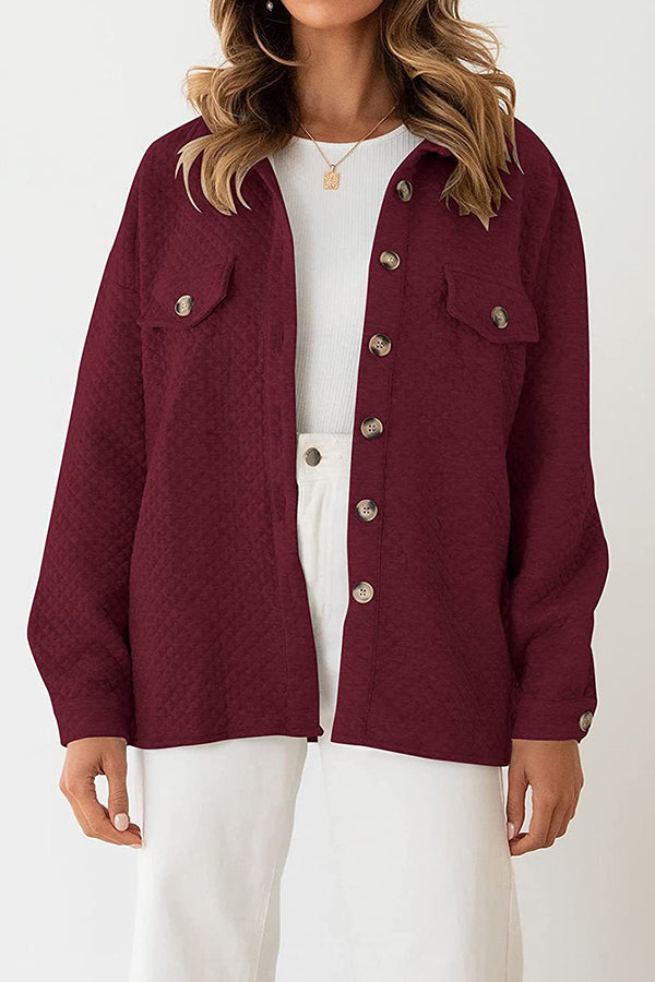 Lugogne – Oversize-Langarmhemd mit lässigem Revers