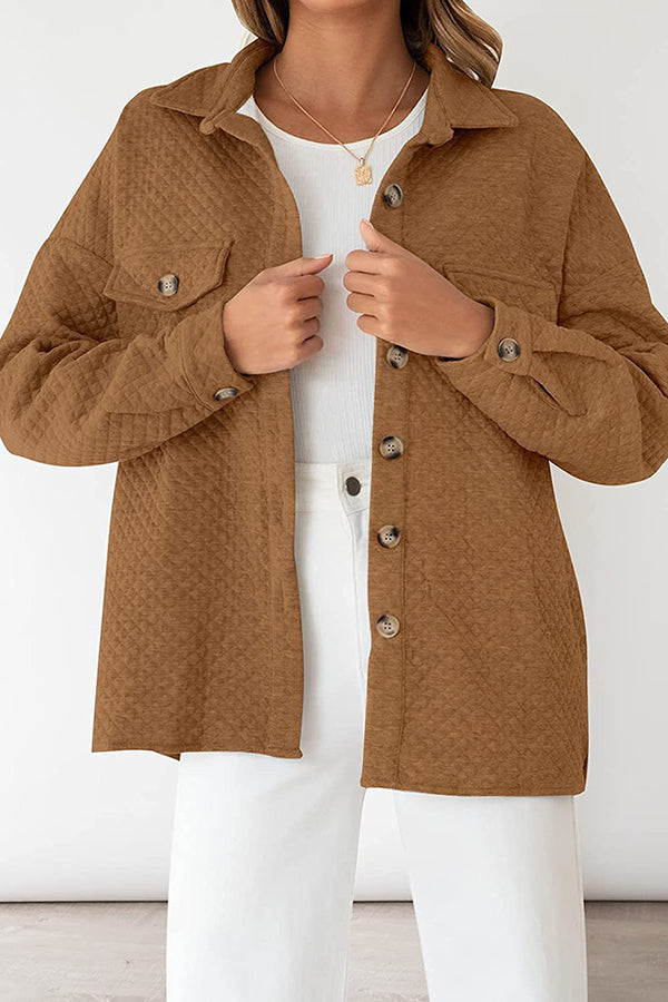 Lugogne – Oversize-Langarmhemd mit lässigem Revers