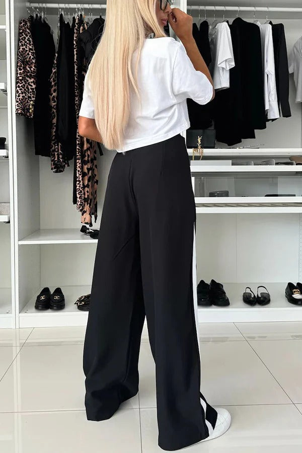 Tayshia – Kurzärmliges, kurzes Stretch-T-Shirt