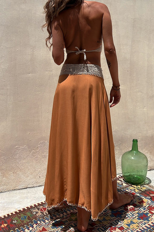 IMAR Fließender Rock mit Spitzenbesatz