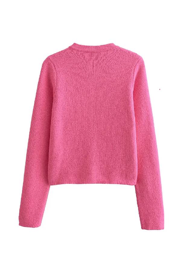 STRICKCARDIGAN MIT GOLDENEN KNÖPFEN