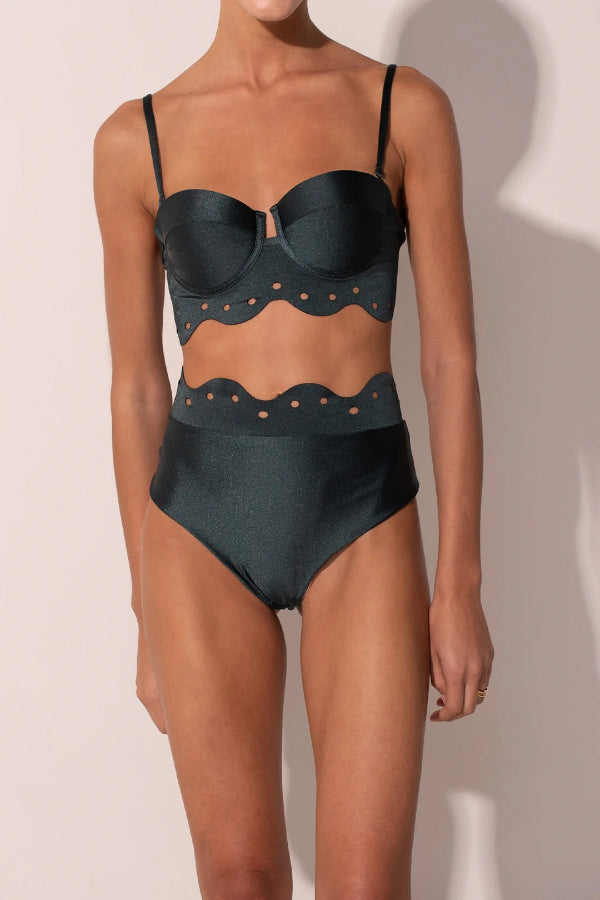 La Femme Mini-Bikini-Set mit Punkten