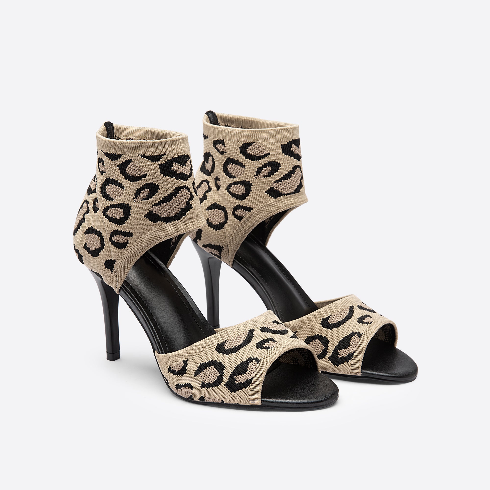 MOUSSE FIT Sandalen mit Peep-Toe und Stiletto-Absatz