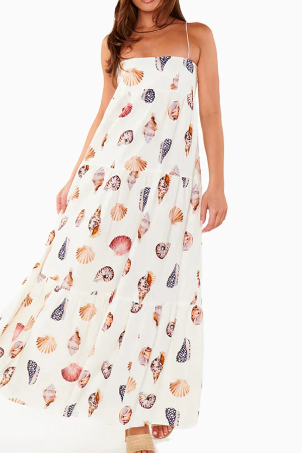 Lässige Kleider mit Tiermuster, Tasche und quadratischem Ausschnitt