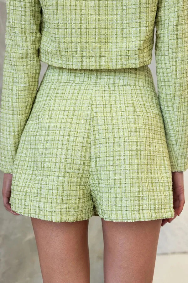Short/jupe taille haute en tweed In Your Court
