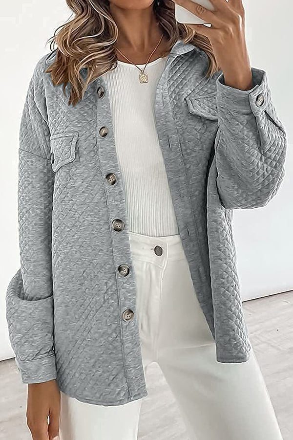 Lugogne – Oversize-Langarmhemd mit lässigem Revers