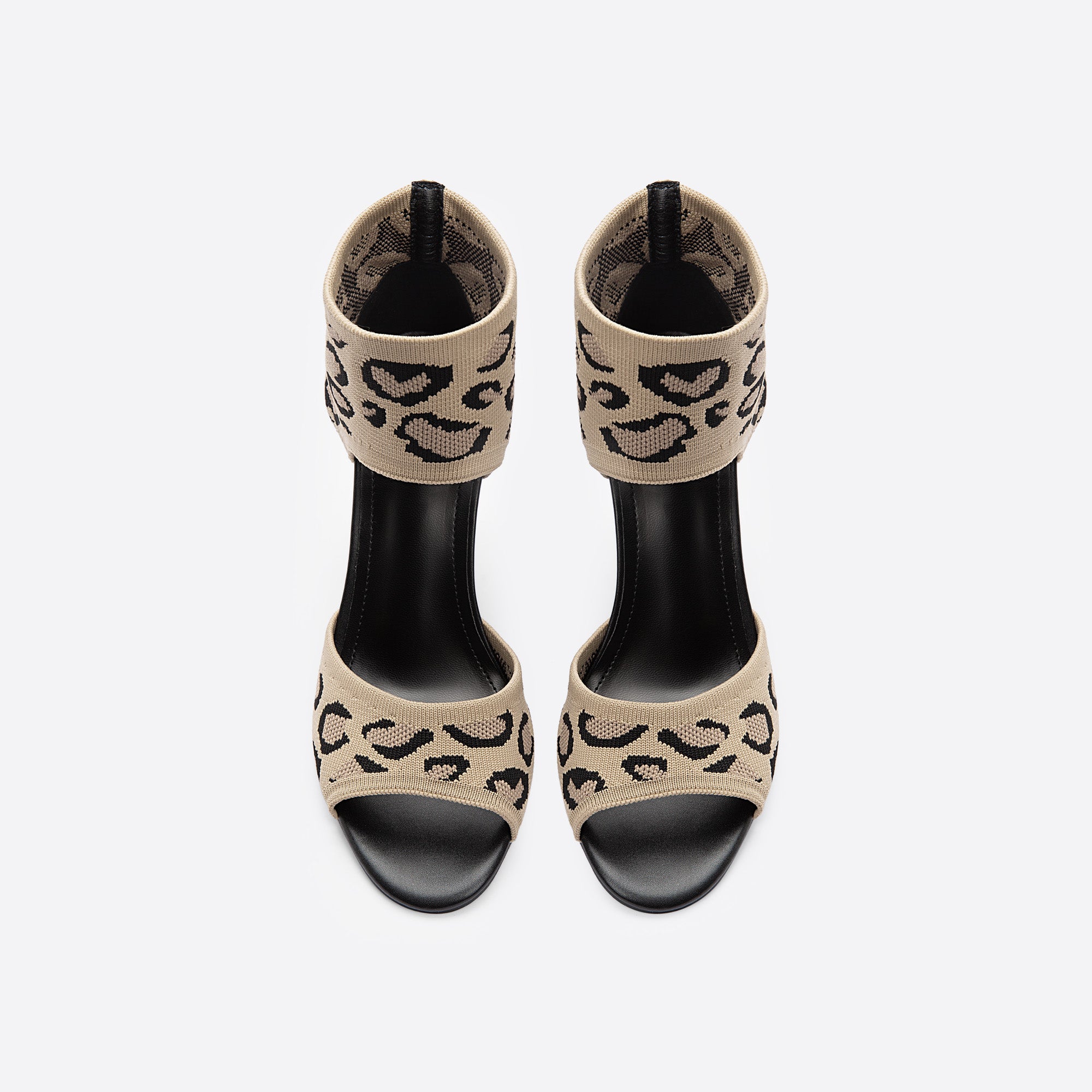 MOUSSE FIT Sandalen mit Peep-Toe und Stiletto-Absatz