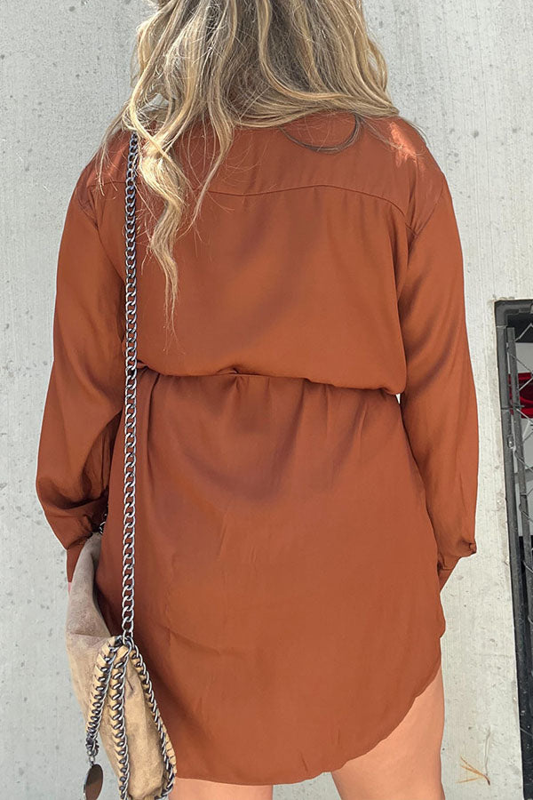 Ensemble chemise et short soyeux Kami