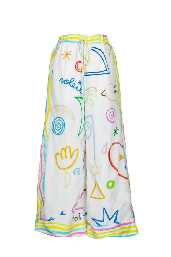 Modisches zweiteiliges Set mit Nebel-Print