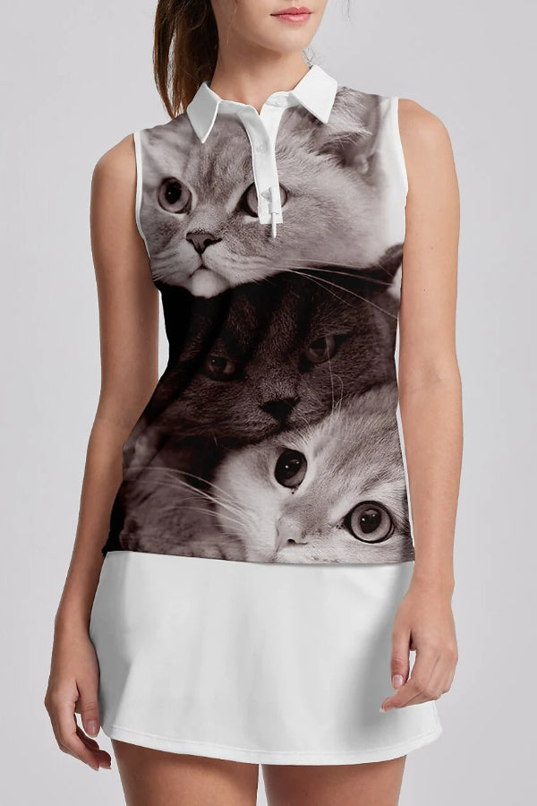 Wildlife Party-Poloshirt UPF50+