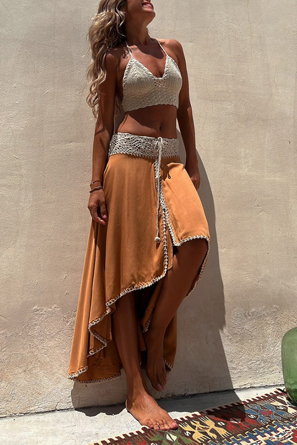 IMAR Fließender Rock mit Spitzenbesatz