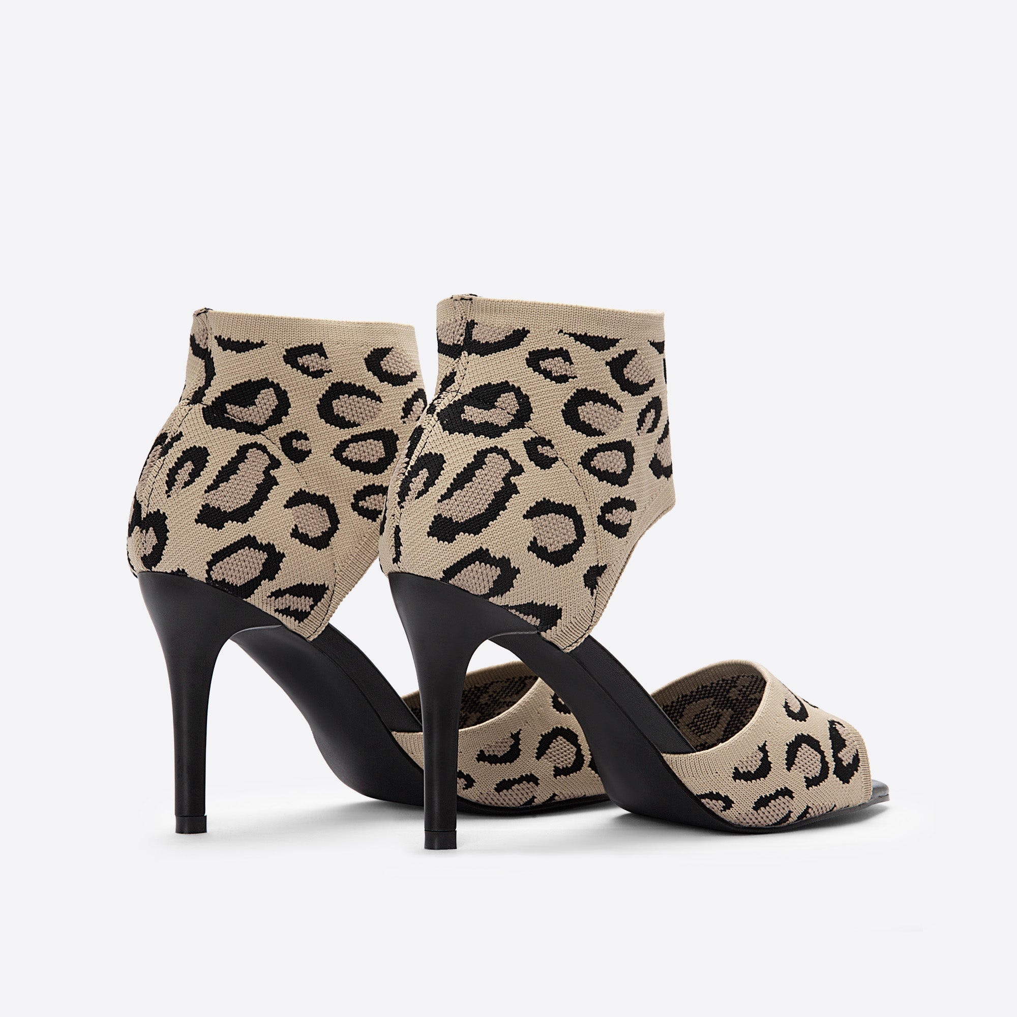 MOUSSE FIT Sandalen mit Peep-Toe und Stiletto-Absatz