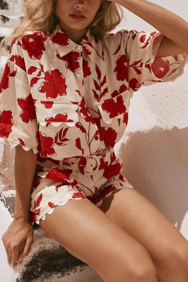 Modischer und vielseitiger Spitzendruck, stilvolles und lässiges Minikleid