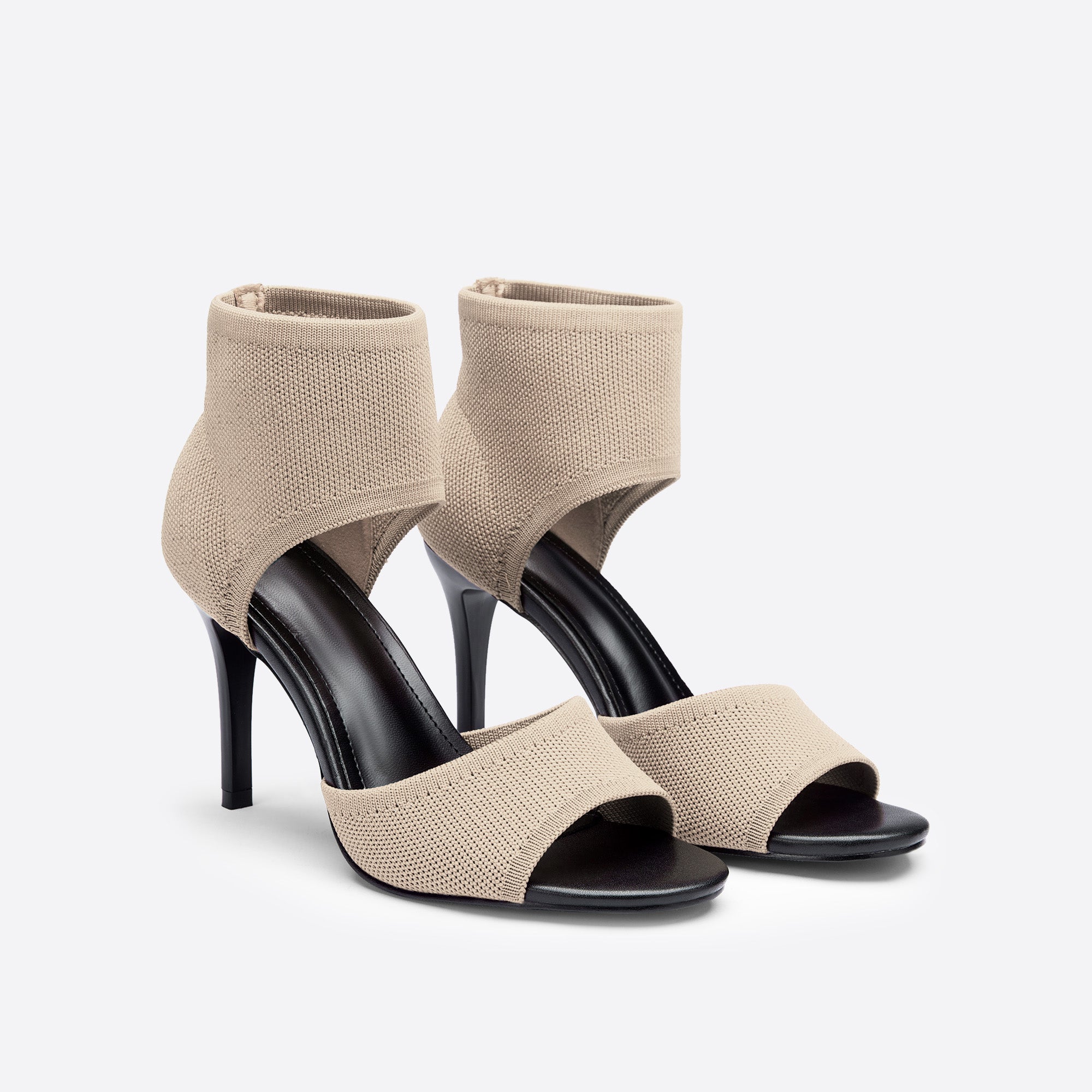 MOUSSE FIT Sandalen mit Peep-Toe und Stiletto-Absatz