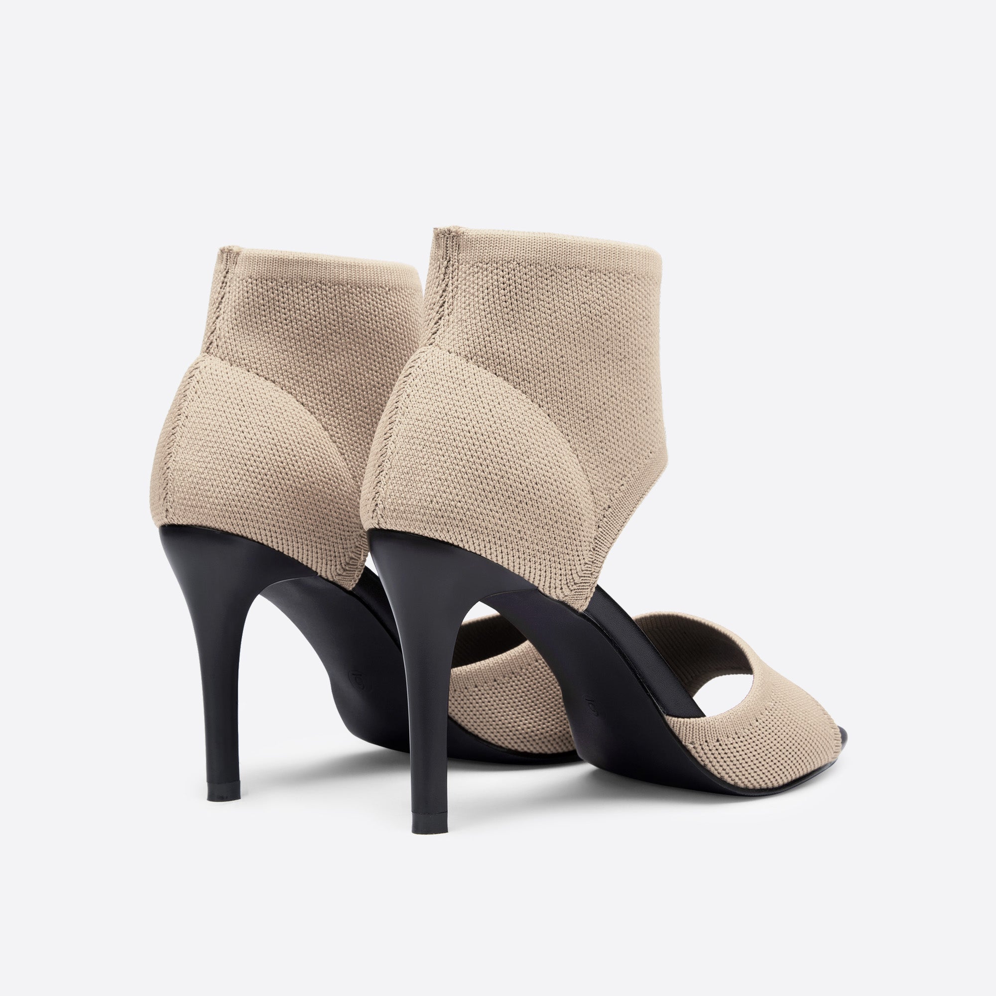 MOUSSE FIT Sandalen mit Peep-Toe und Stiletto-Absatz