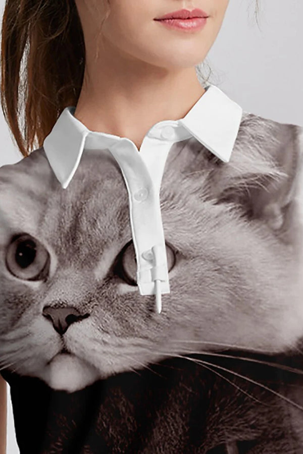 Wildlife Party-Poloshirt UPF50+