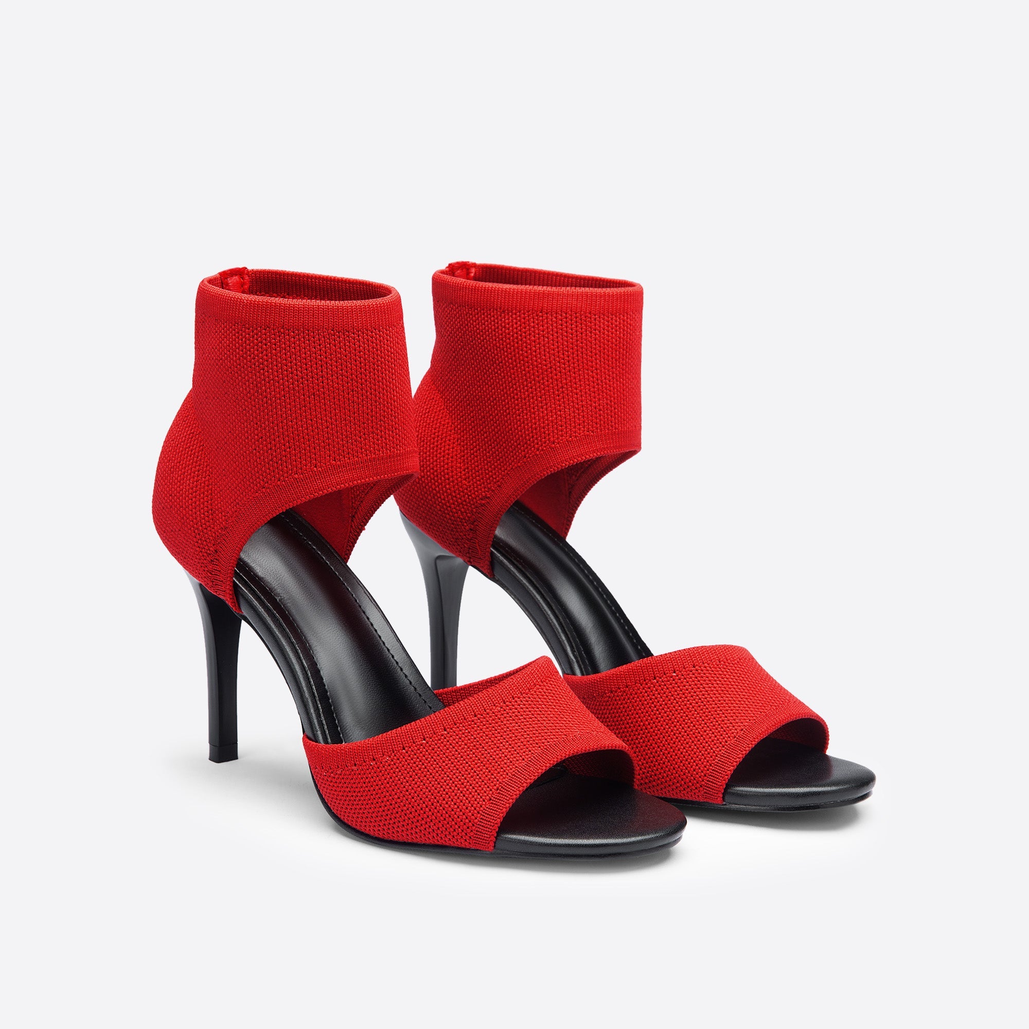 MOUSSE FIT Sandalen mit Peep-Toe und Stiletto-Absatz