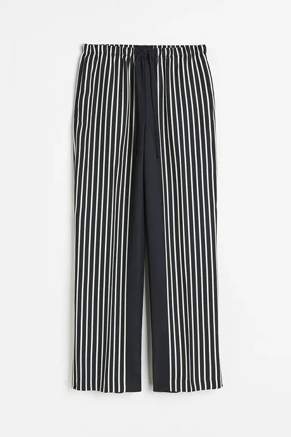 Nautical Adventures Set mit langärmligem, lockerem Hemd und Hosen mit elastischer Taille und Taschen