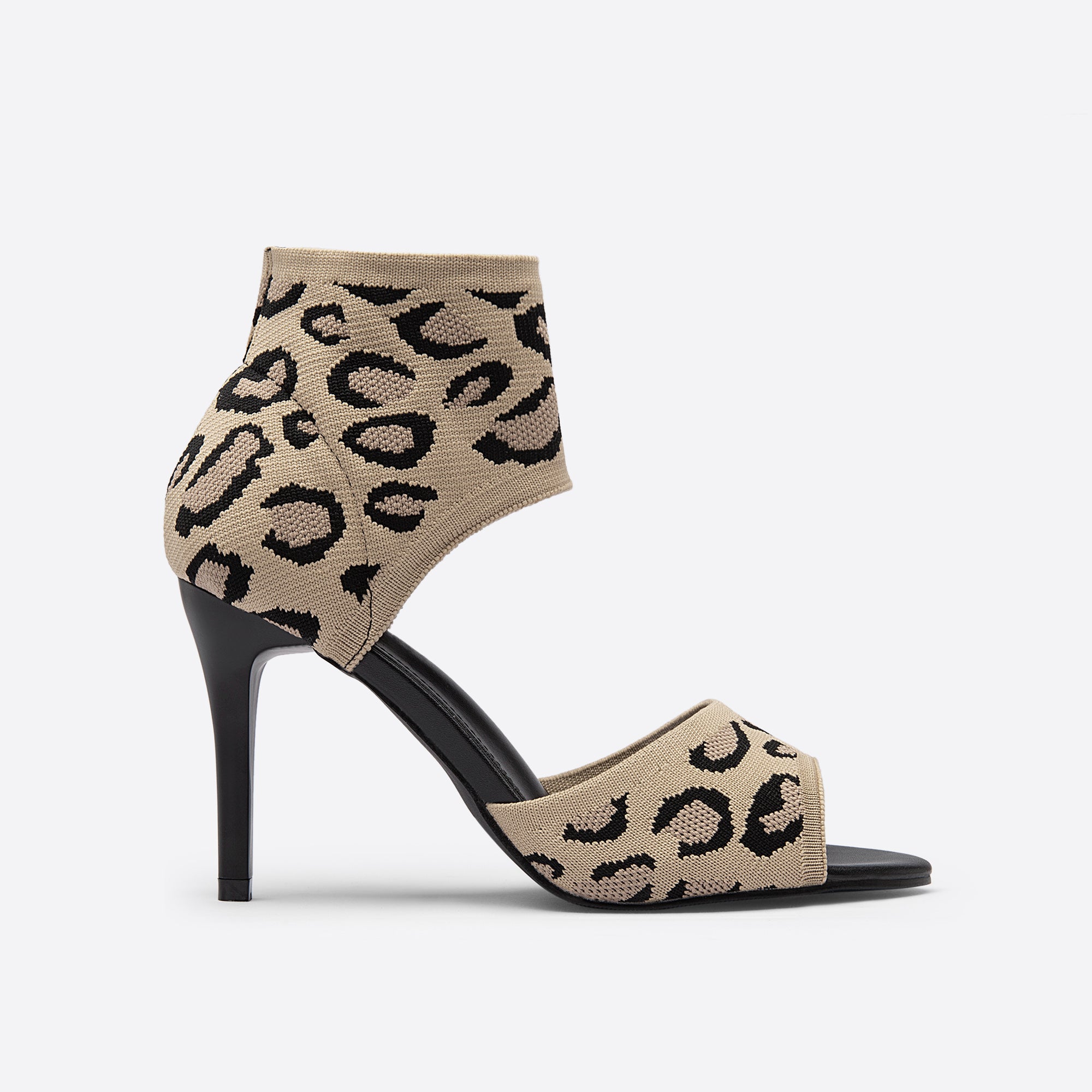 MOUSSE FIT Sandalen mit Peep-Toe und Stiletto-Absatz