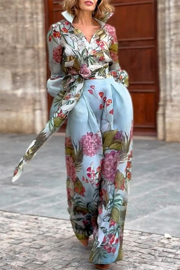 Harvest Garden Maxirock aus Tüll mit Blumendruck, elastischem Taillengürtel und Taschen