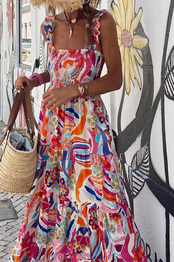 Sling Swing Bodenwischkleid Strand Langes Kleid