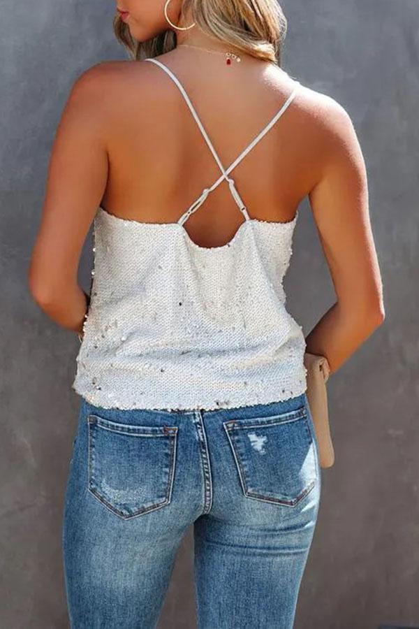 Sexy Camisole mit Pailletten