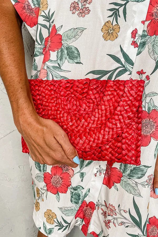 Slub Loop Thick Needle Baumwollhäkelhandtasche