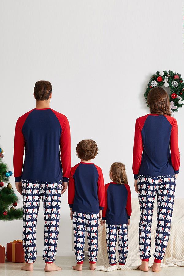 Weihnachts-Familienpyjama-Sets, Weihnachts-Nachtwäsche mit Hirschmotiv für die Familie, Herren und Damen
