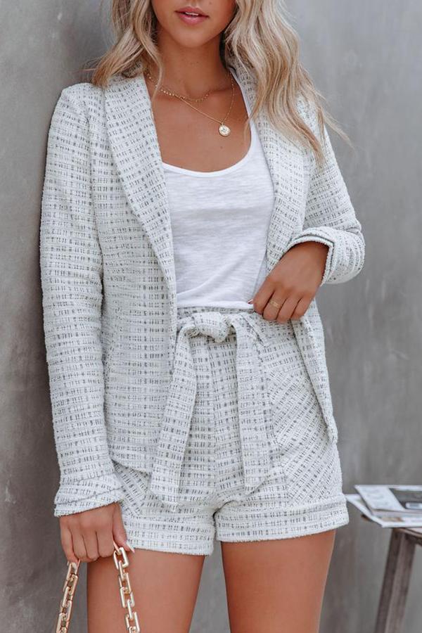 West Side Tweed-Blazer mit Taschen