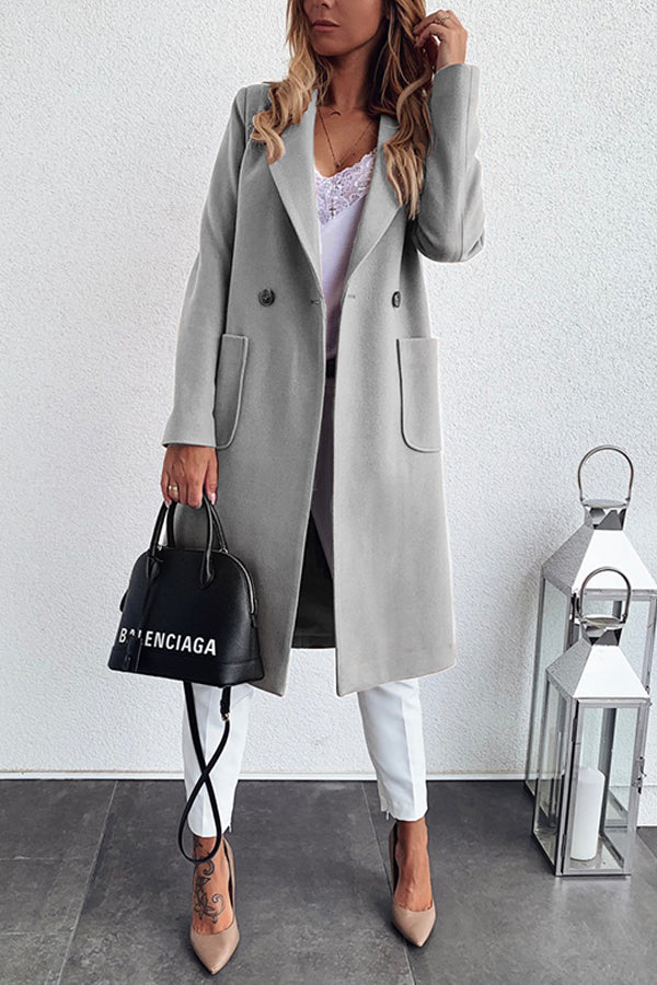 Wollanzug mit Doppeltasche für Herbst und Winter