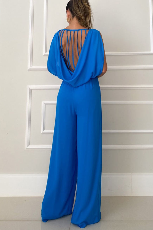 So Easy To Chic – Jumpsuit mit elastischer Taille und Schnürung hinten