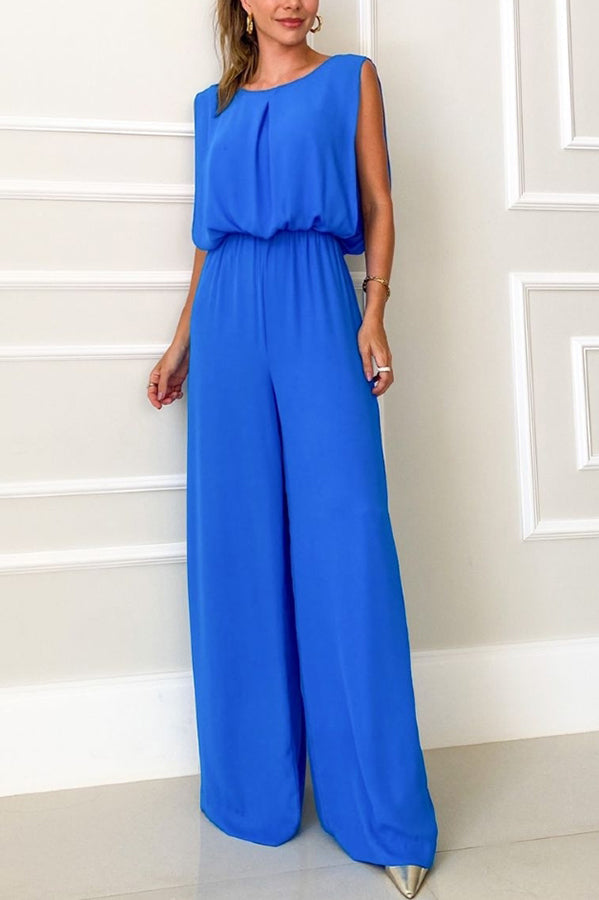 So Easy To Chic – Jumpsuit mit elastischer Taille und Schnürung hinten