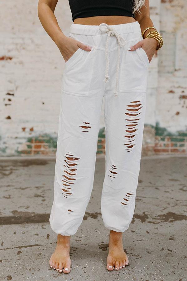 Pantalon de survêtement rétro vieilli
