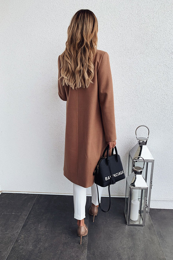 Wollanzug mit Doppeltasche für Herbst und Winter