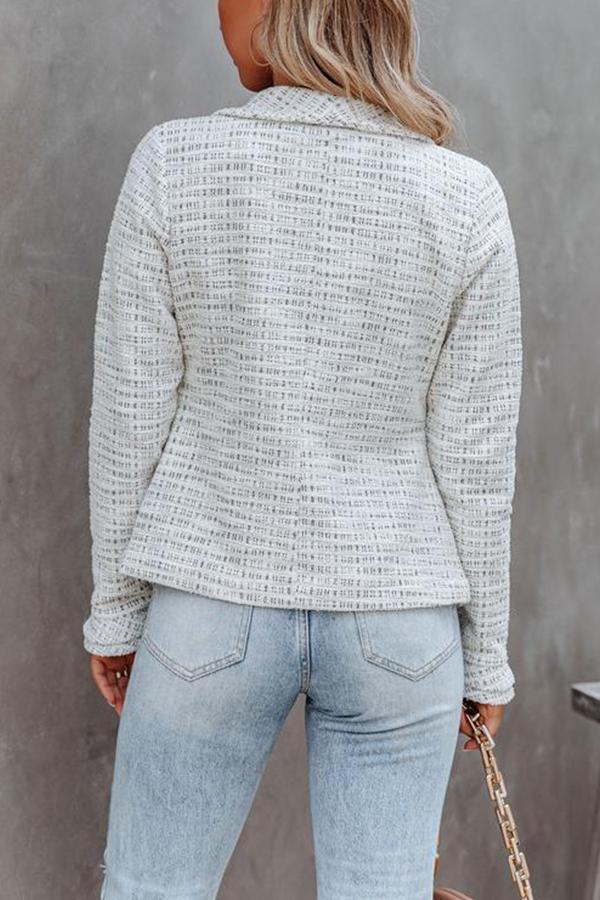 West Side Tweed-Blazer mit Taschen