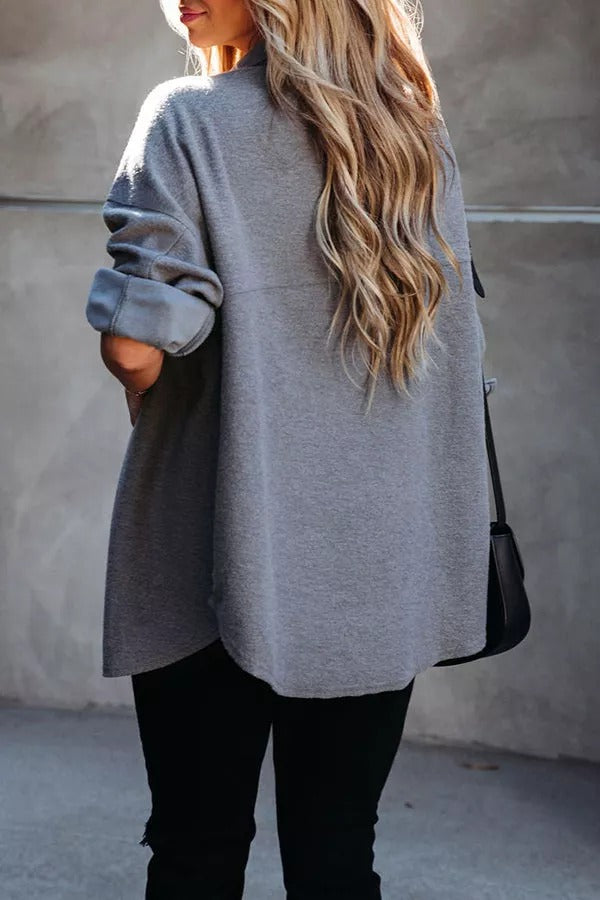 At Its Finest Button-Down-Shacket mit Taschen