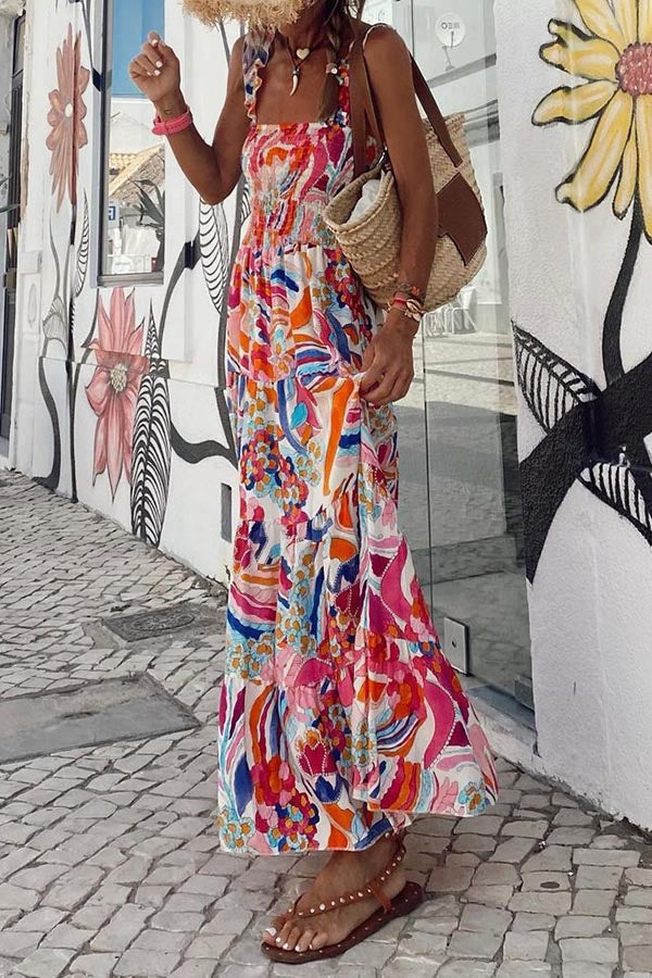 Sling Swing Bodenwischkleid Strand Langes Kleid