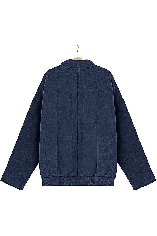 Solid Color Zipper Jacket