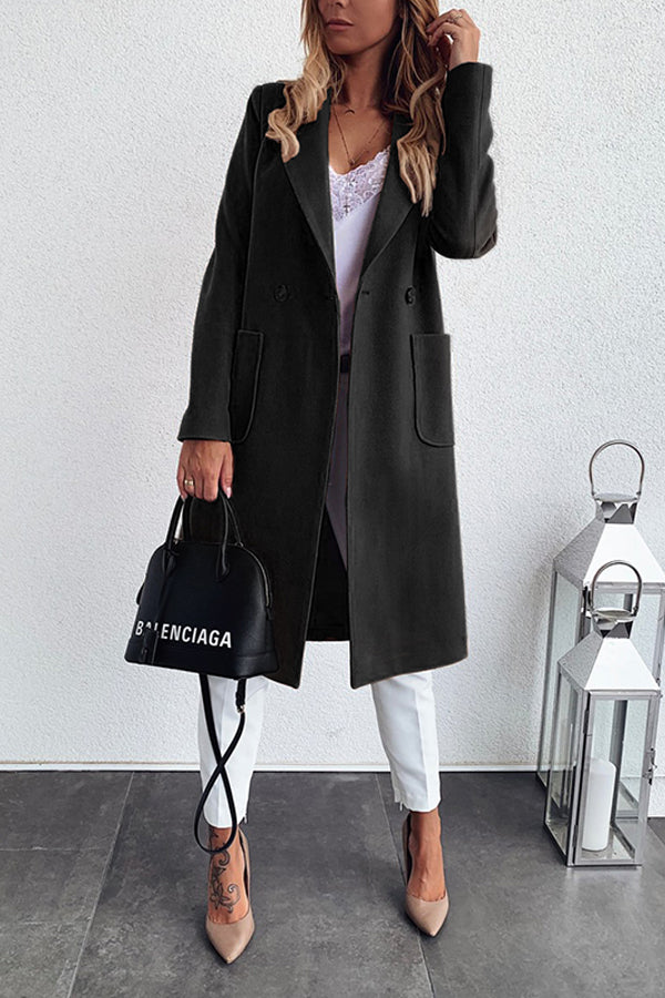 Wollanzug mit Doppeltasche für Herbst und Winter