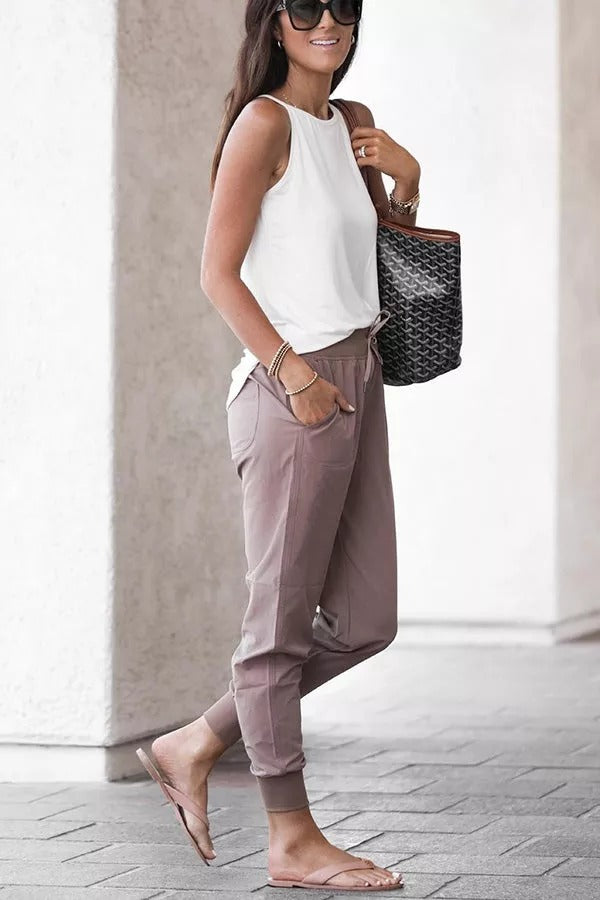 Hot and Bothered – Jogginghose mit Kordelzug und Taschen