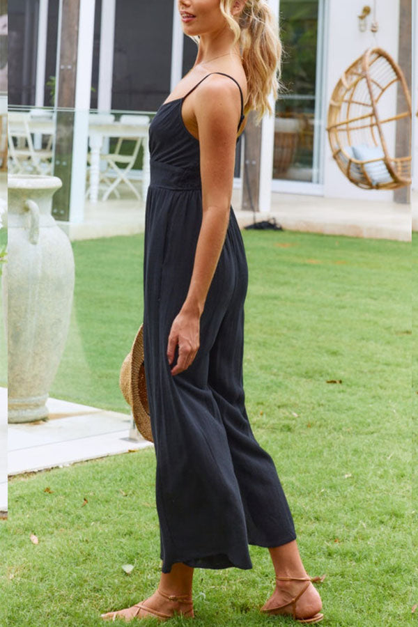 Jumpsuit mit Cut-Out-Trägern
