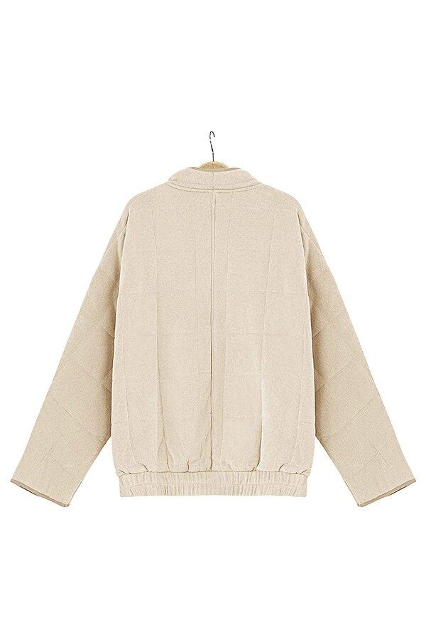 Solid Color Zipper Jacket