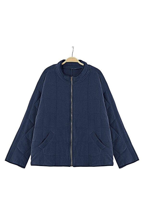 Solid Color Zipper Jacket