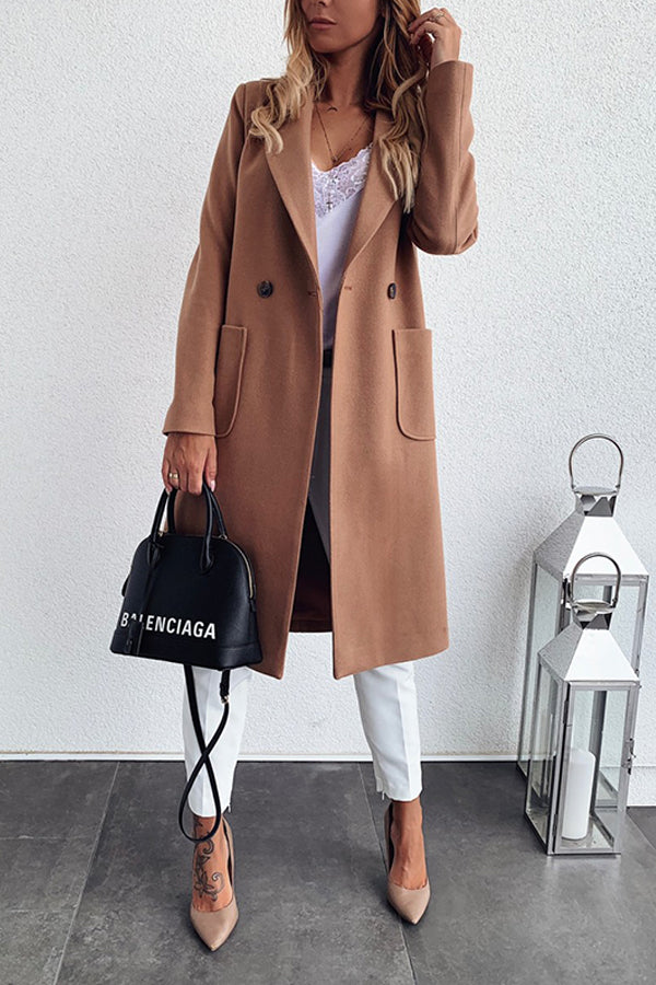 Wollanzug mit Doppeltasche für Herbst und Winter