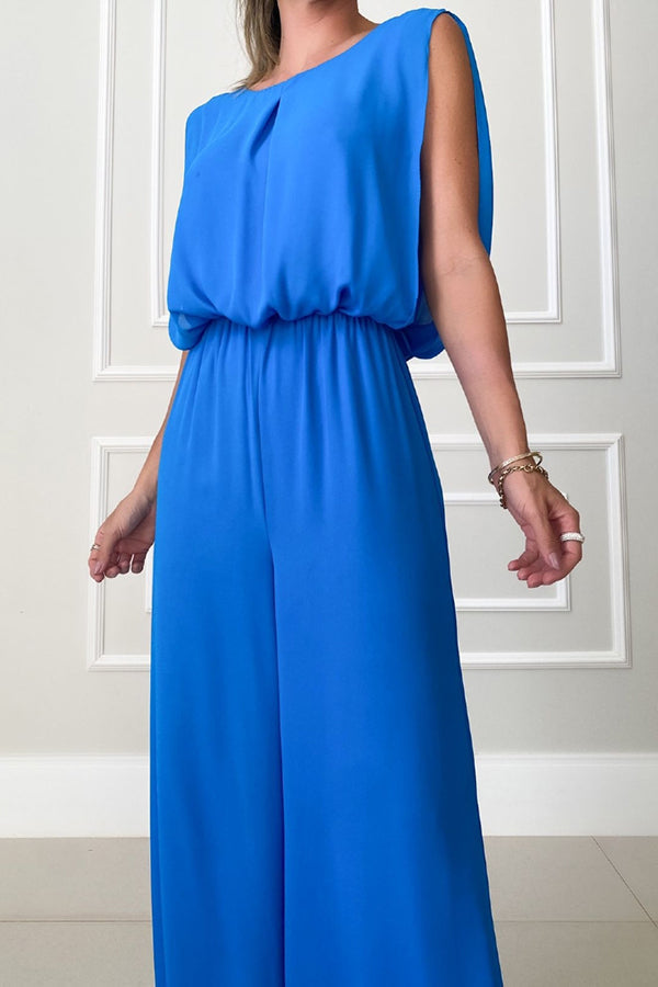 So Easy To Chic – Jumpsuit mit elastischer Taille und Schnürung hinten