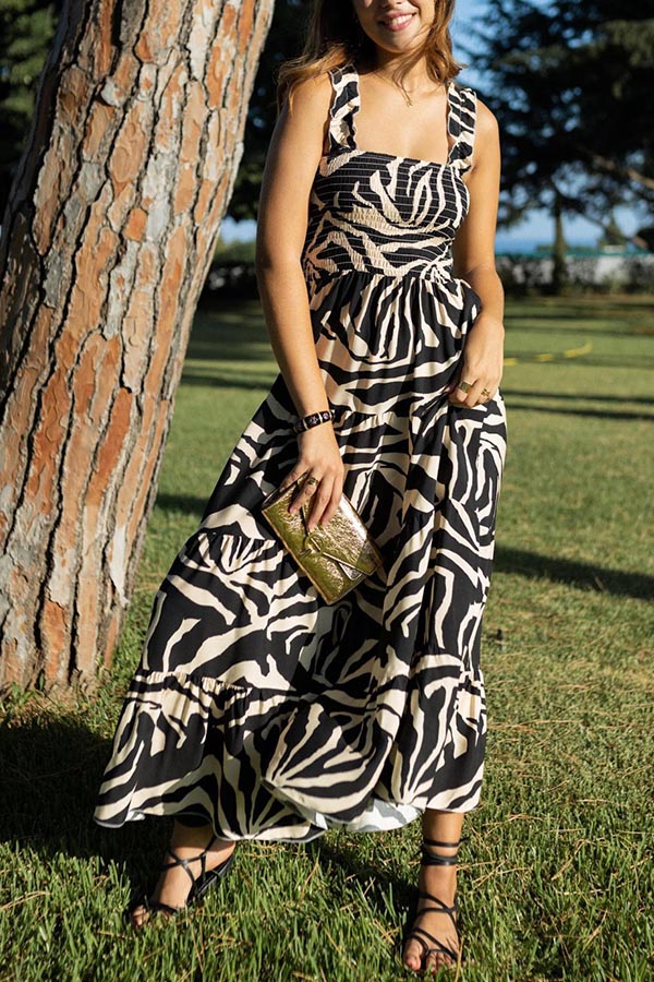 Sling Swing Bodenwischkleid Strand Langes Kleid