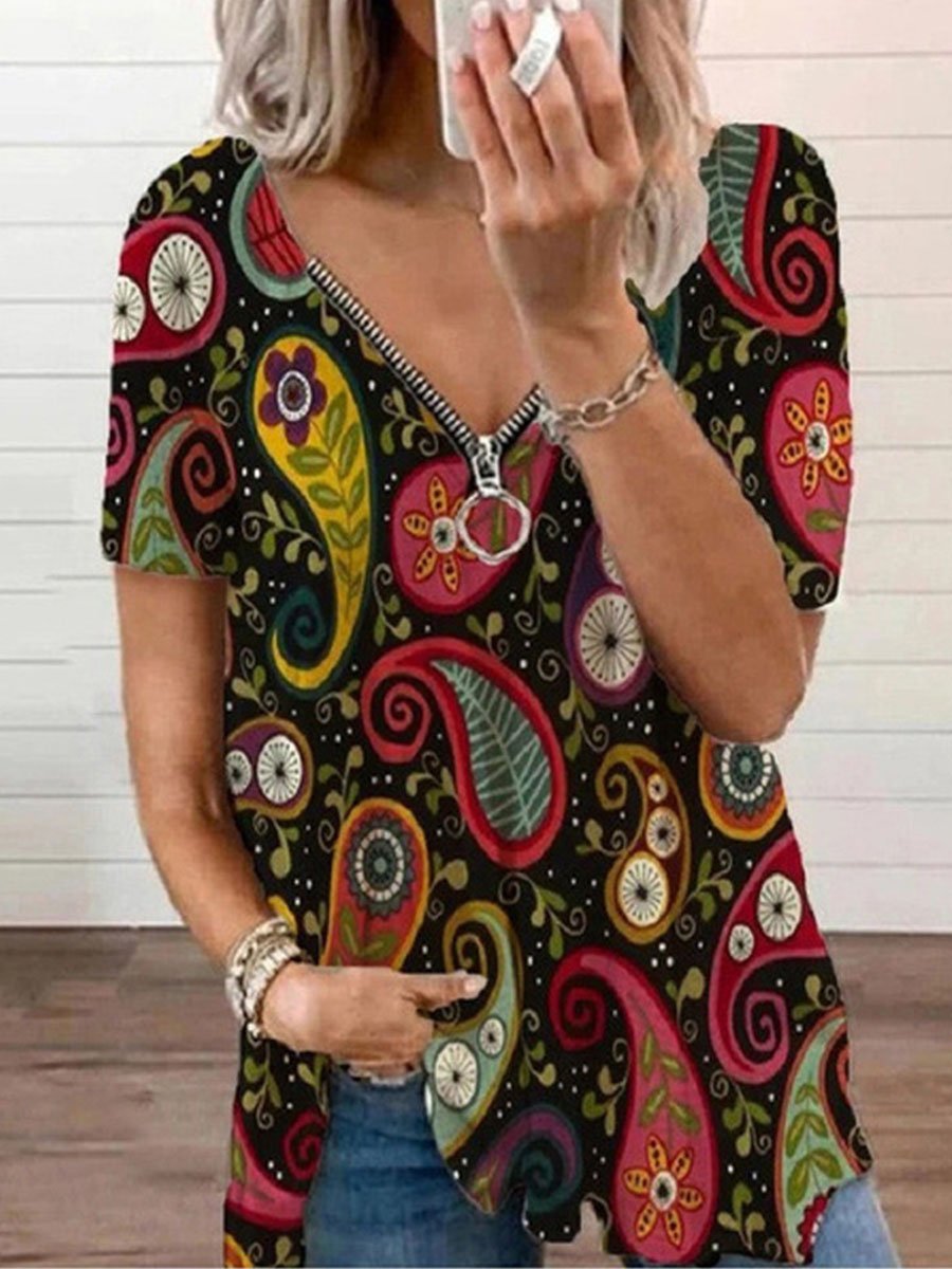 Oberteil mit „Bright Boost“-Print