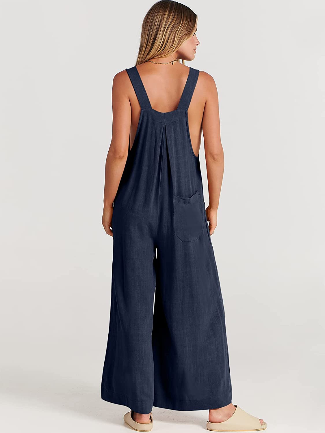 LAST DAY 50% OFF🔥-Plus Size Wide Leg Overalls Jumpsuit (Buy 2 Free Shipping)