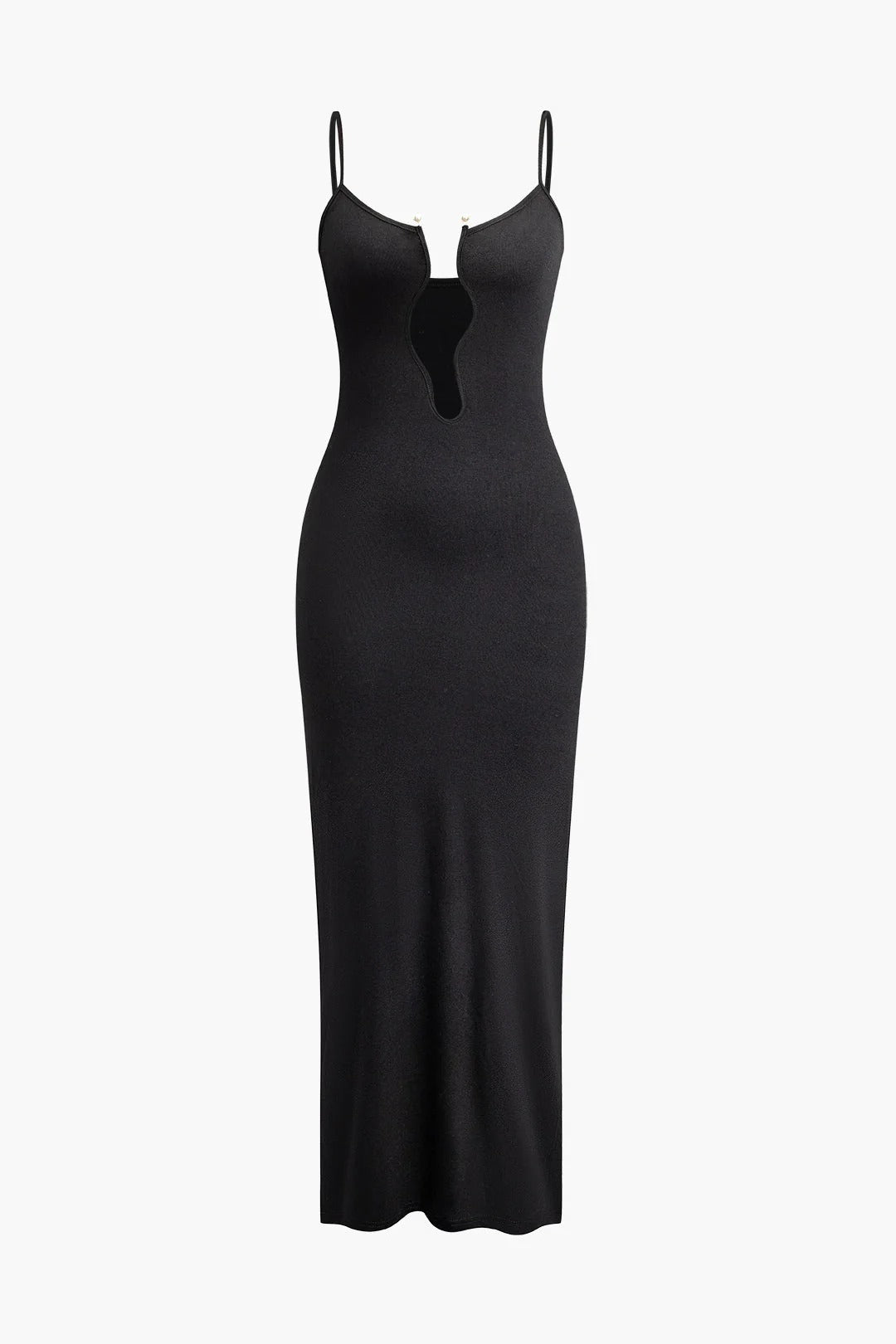 Modern Charm and Creativity Sexy Hollow Out Sling Maxi Dress