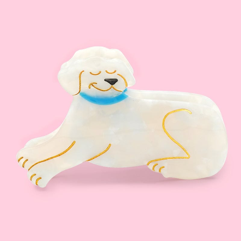 LABRADOR CUTE DOG LAD HAIR CLAW